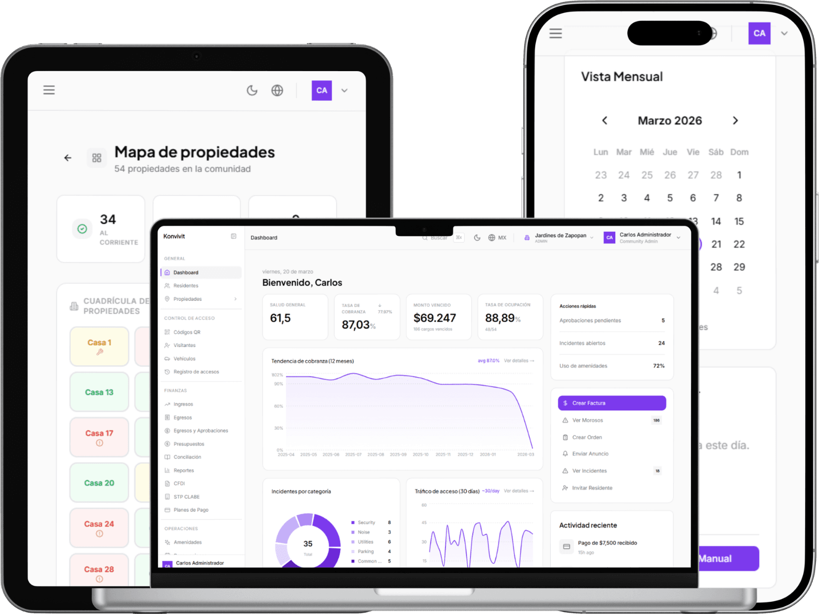 ヒーローイメージ:デスクトップとモバイルのKonvivit